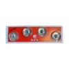 Aannaaidrukknopen - 20 mm - Nikkel