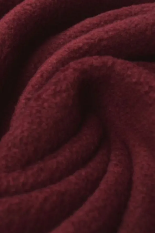 Anti Pilling Fleece bordeaux rood - 77