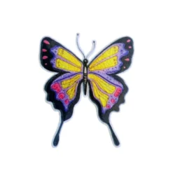 applicatie - Giant Butterfly Purple/Yellow