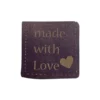 Applicatie Made With Love - Opstrijkbaar