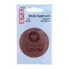 Applicatie Made With Love - Opstrijkbaar