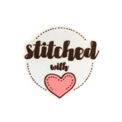Applicatie Stiched With - Plakbaar