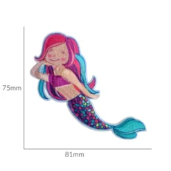 Applicatie - Zeemeermin Aqua/Roze/Paars