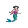 Applicatie - Zeemeermin Roze/Turquoise