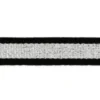 Band Shiny Rustic - Black/Silver