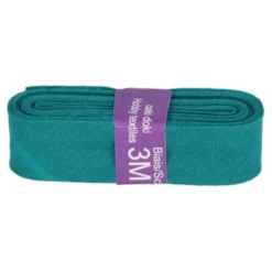Biaisband 3m - Petrol Groen