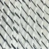 Biaisband - 2m - Stripes - White