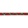 Biaisband - Ruit - Red/Green