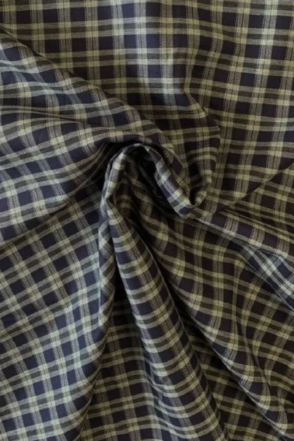 Blousestof - Light Grey/Navy/Dark Grey