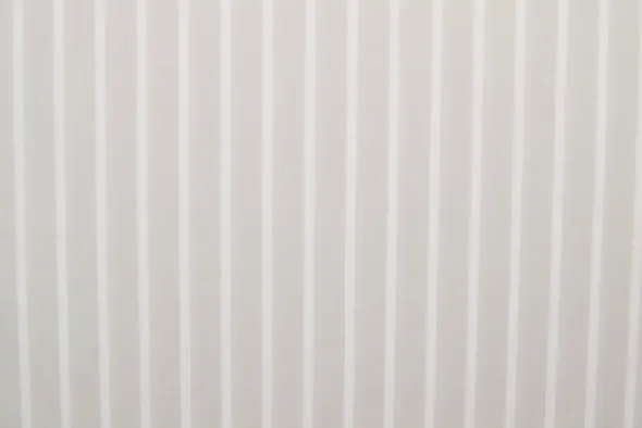 Blousestof - White Lines on Light Grey