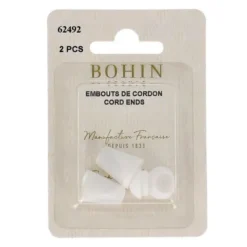 Bohin - Koordeind groot - 13,5x22x5mm wit