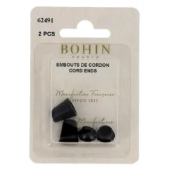 Bohin - Koordeind klein - 11,5x18x5mm Zwart