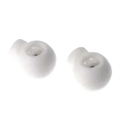 Bohin - Koordstopper 1-gaats - 18x15mm wit