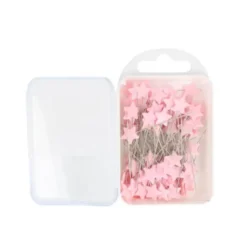 Bohin Kopspelden Ster Light Pink - 42x0,55mm