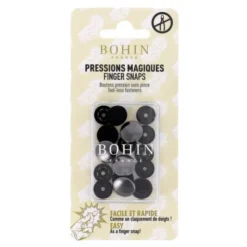 Bohin - Magische drukknoop 14mm - Antracite