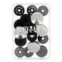 Bohin - Magische drukknoop 14mm - Silver