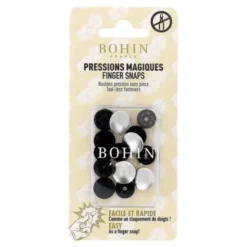 Bohin - Magische drukknoop 14mm - Silver