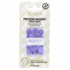 Bohin - Magische drukknopen 13mm - Lilac