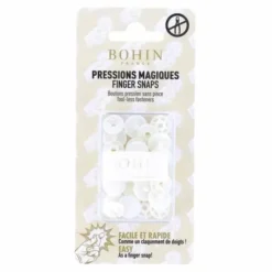 Bohin - Magische drukknopen 13mm - White
