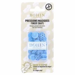 Bohin - Magische drukknopen 13mm Light Blue