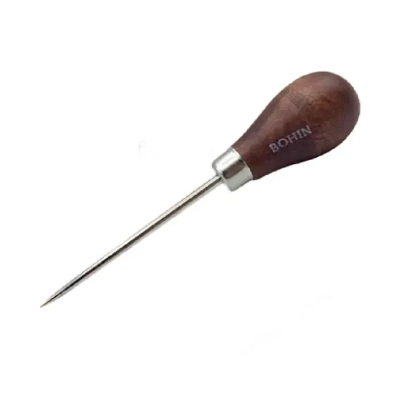 Bohin - Priem met houten handvat - 11cm