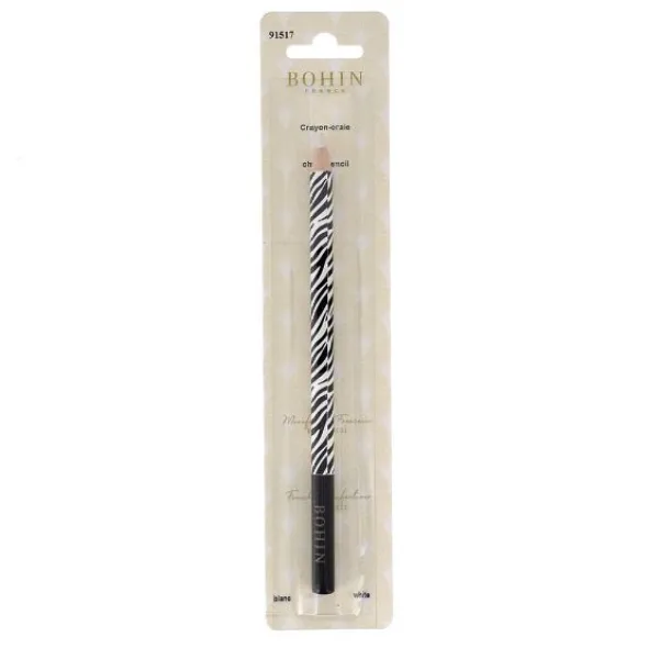 Bohin - Safari Krijtpotlood Zebra - White