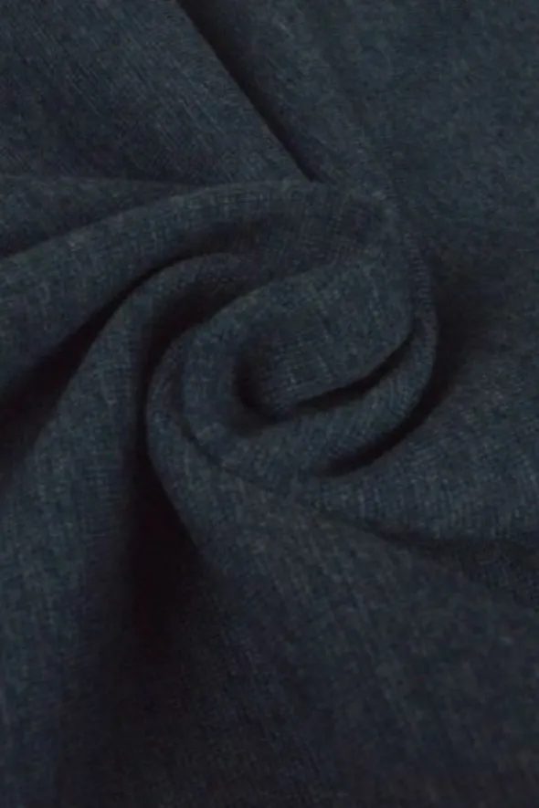 Boordstof - Donker Jeans Melange