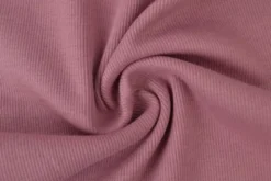 Boordstof Rib - Donker Oud Roze - 38