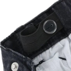 Bosje Knoopsgatenelastiek 20mm - Zwart - 2.5 meter