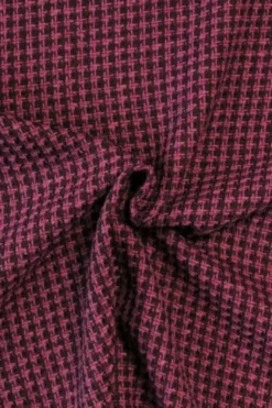 bouclé - Grafisch Aubergine/Roze/Lila