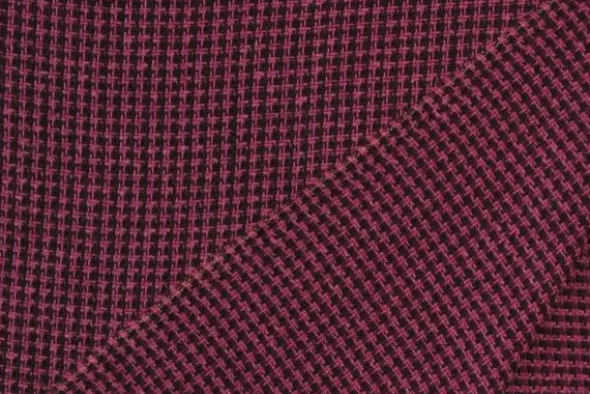 bouclé - Grafisch Aubergine/Roze/Lila