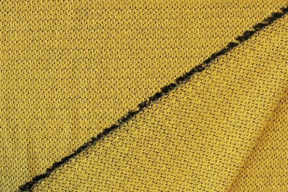 Bouclé - Grafisch Geel/Zwart