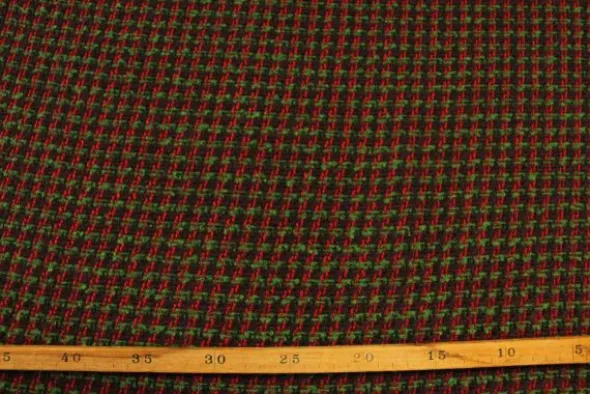 bouclé - Grafisch Paars/Rood/Groen