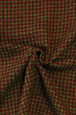 bouclé - Grafisch Paars/Rood/Groen