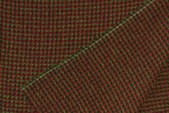 bouclé - Grafisch Paars/Rood/Groen