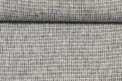 Bouclé - Mini Ruitje Wit/Grijs/Zwart