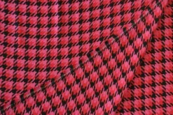 Bouclé - Pied de Cocq Rood/Fuchsia/Zwart