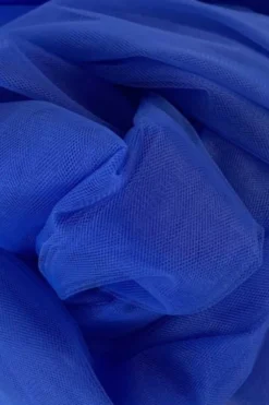 Brandvertragende Tule - 280cm - Blue