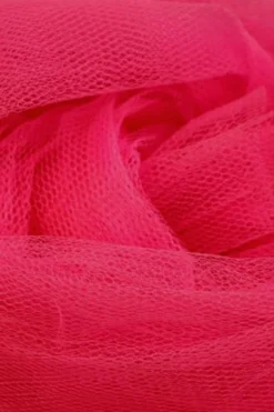 Brandvertragende Tule - 280cm - Deep Fuchsia