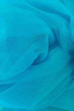 Brandvertragende Tule - 300cm - Petrol Blue