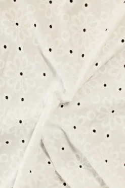 Broderie Katoen - Flowers of Summer - Off White