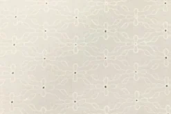 Broderie Katoen - Stitched Flowers White