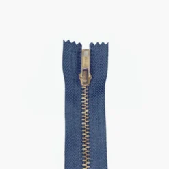 Broek Rits Koper - Niet Deelbaar -839L - Denim Blue/Grey-10 cm