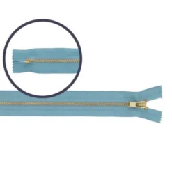 Broek Rits Koper - Niet Deelbaar -838 - Heavenly Blue -12 cm