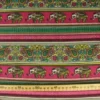Canvas - Indian Elephant and Paisley on Cassis