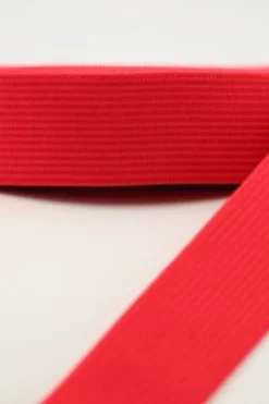 Ceintuurelastiek Rood - 25 mm