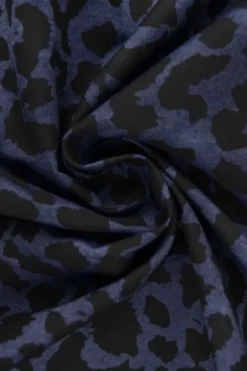 Chambray Animal Spots - Dark Blue