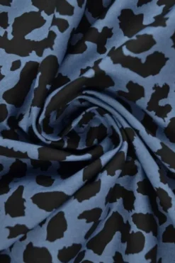 Chambray Animal Spots - Old Blue