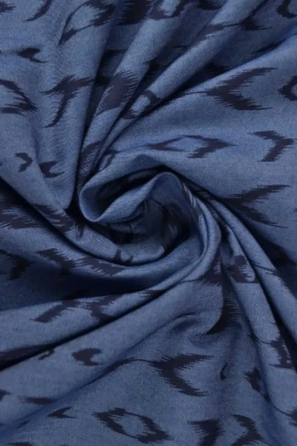 Chambray Aztec - Classy Blue