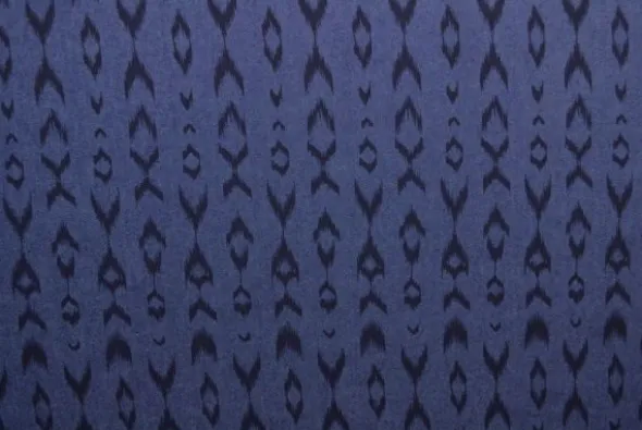 Chambray Aztec - Dark Blue